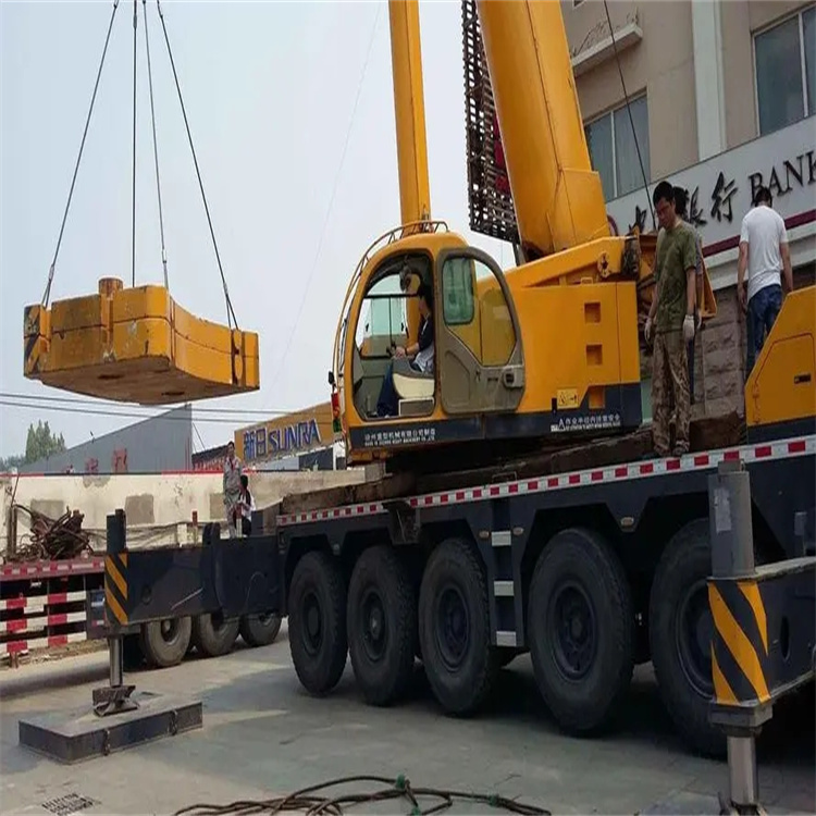 兴业当地吊车出租|机器吊装|75吨|工厂搬迁服务